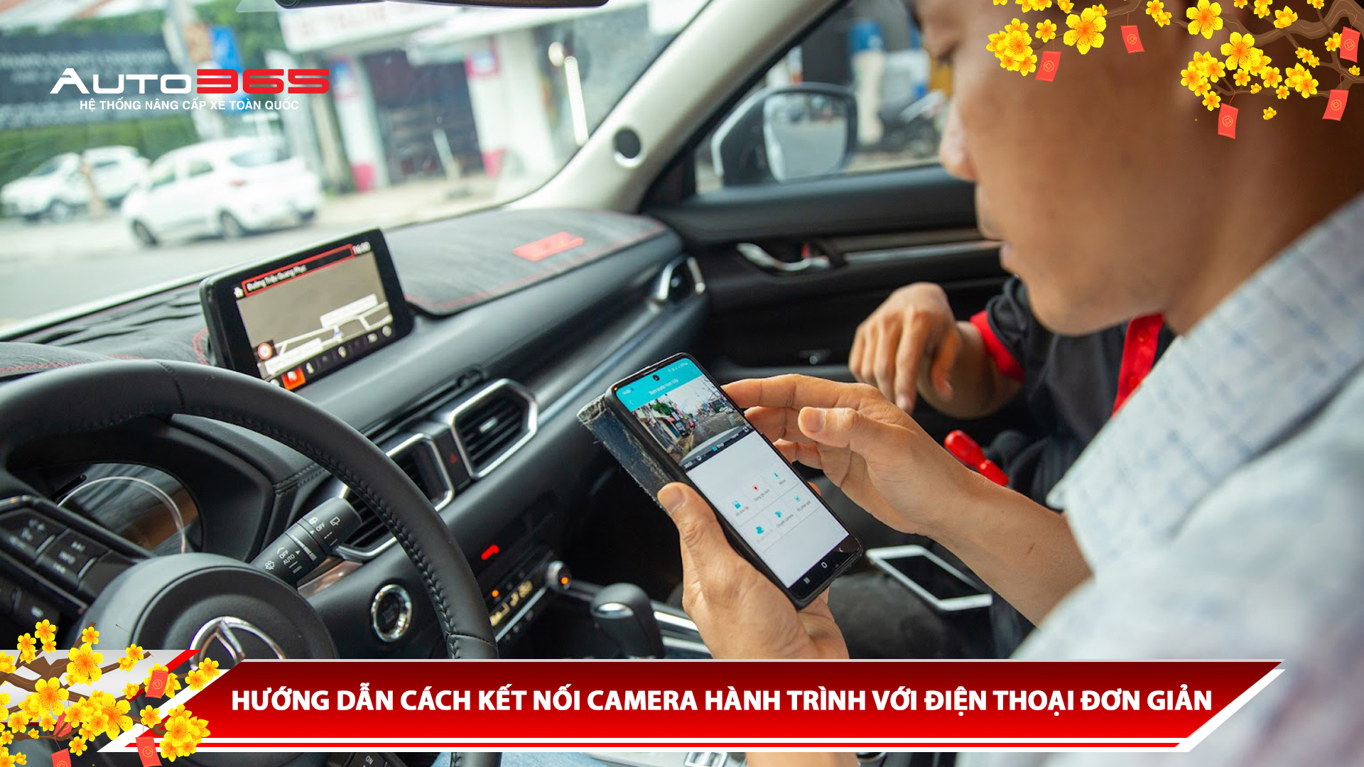 HƯỚNG DẪN KẾT NỐI CAMERA HÀNH TRÌNH VỚI ĐIỆN THOẠI